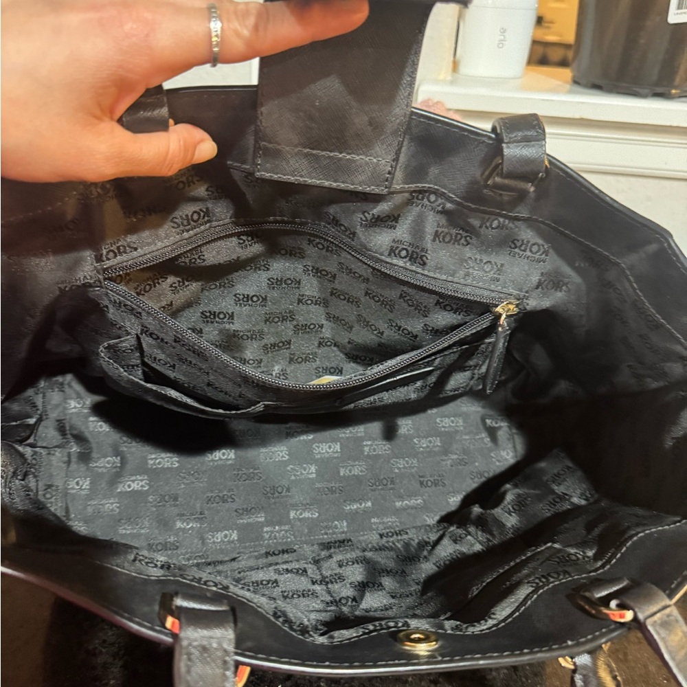 Michael Kors Charcoal Gray Tote - Picture 9 of 11